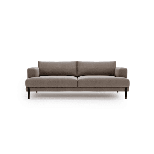 Sofá 3 lugares fixo DELUXE cor vison