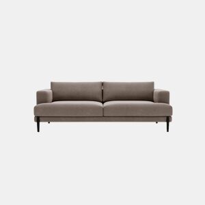 Sofá 3 lugares fixo DELUXE cor vison