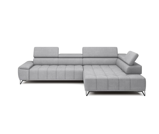 Rinconera relax eléctrica palladio derecha 5 plazas gris claro