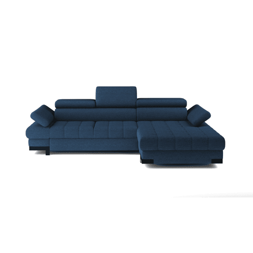 Chaise longue com cama SELVA dereita 4 lugares azul