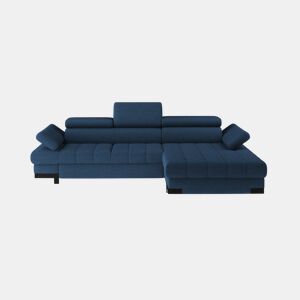Chaise longue com cama SELVA dereita 4 lugares azul