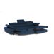Chaise longue con cama SELVA Chaise longue con cama SELVA Azul