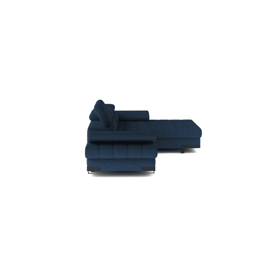 Chaise longue com cama SELVA dereita 4 lugares azul
