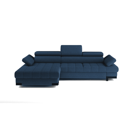 Chaise longue com cama SELVA esquerda 4 lugares azul Chaise longue com cama SELVA esquerda 4 lugares azul
