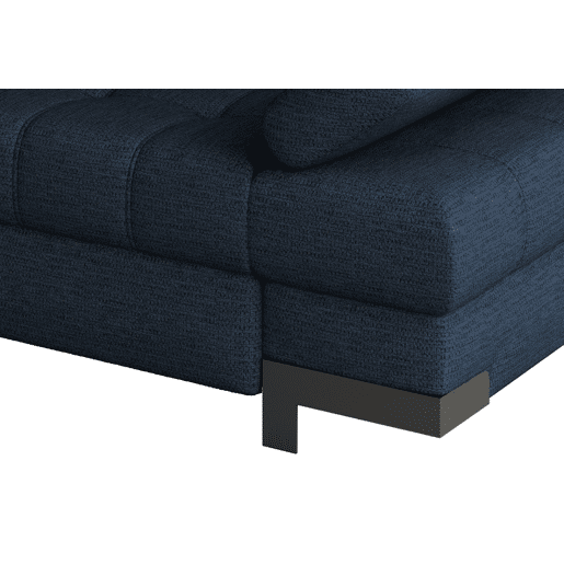 Chaise longue com cama SELVA esquerda 4 lugares azul Chaise longue com cama SELVA esquerda 4 lugares azul