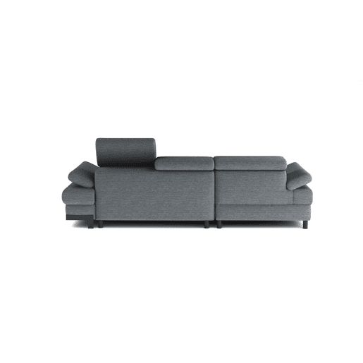 Chaise longue com cama SELVA dereita 4 lugares cinza