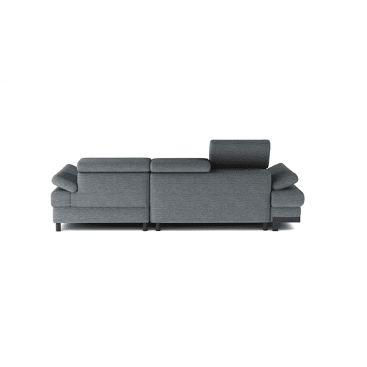 Chaise longue com cama SELVA esquerda 4 lugares cinza Chaise longue com cama SELVA esquerda 4 lugares cinza