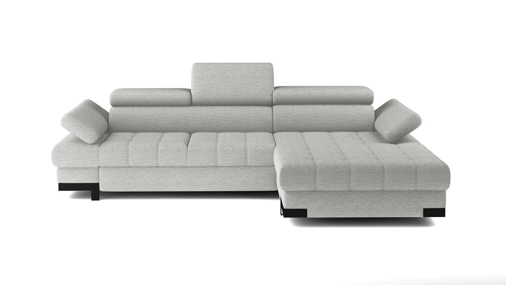 Chaise longue con cama selva derecha 4 plazas visón