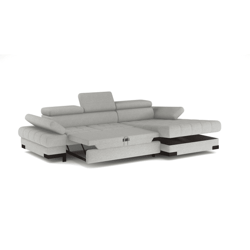 Chaise longue com cama SELVA dereita 4 lugares vison
