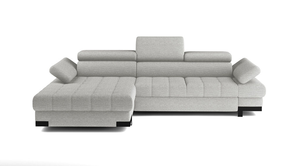 Chaise longue con cama selva izquierda 4 plazas visón