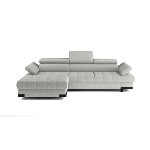 Chaise longue com cama SELVA esquerda 4 lugares vison Chaise longue com cama SELVA esquerda 4 lugares vison