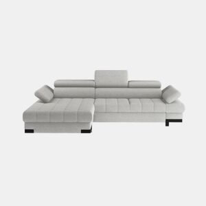 Chaise longue com cama SELVA esquerda 4 lugares vison