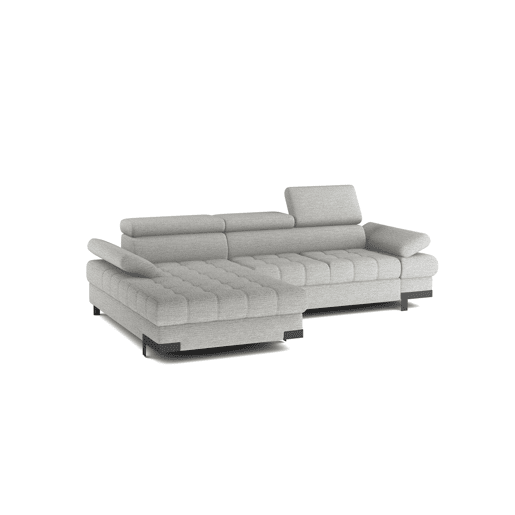 Chaise longue com cama SELVA esquerda 4 lugares vison Chaise longue com cama SELVA esquerda 4 lugares vison