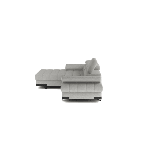 Chaise longue com cama SELVA esquerda 4 lugares vison Chaise longue com cama SELVA esquerda 4 lugares vison