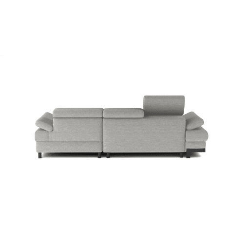 Chaise longue com cama SELVA esquerda 4 lugares vison Chaise longue com cama SELVA esquerda 4 lugares vison