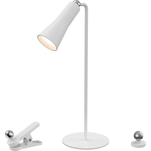 Candeeiro de secretária EASY 4 em 1 led 4W 37,2cm branco
