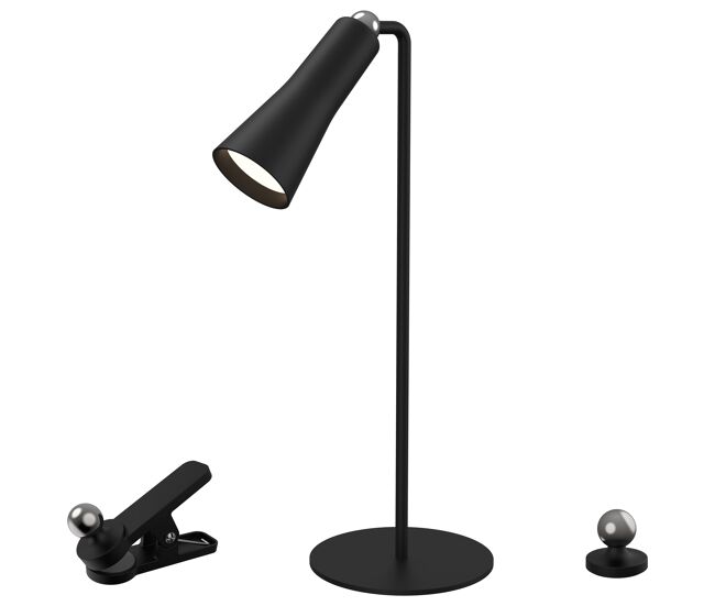 Lámpara de escritorio easy 4 en 1 led 4w 37,2cm negro