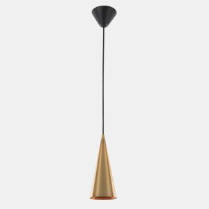 Candeeiro de teto CONIX normal 25W 185cm dourado