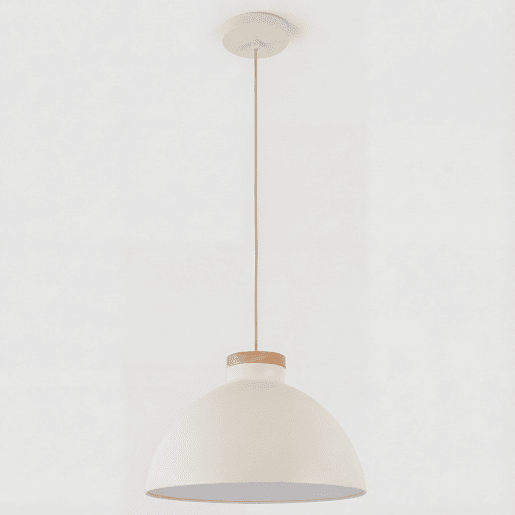 Candeeiro de teto DOME normal 25W 178cm branco