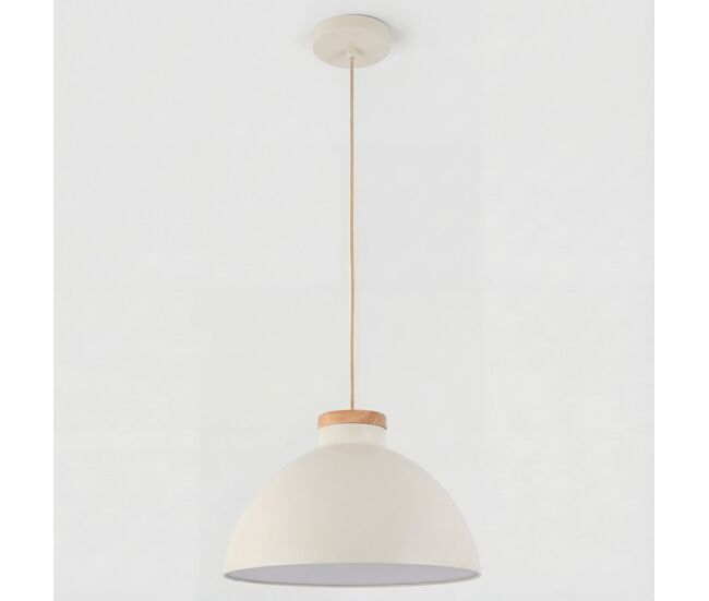 Lámpara techo dome normal 25w 178cm blanco