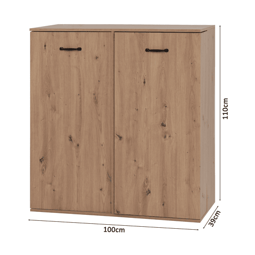 Sapateira PLUS 110x100x39cm carvalho Sapateira PLUS 110x100x39cm carvalho