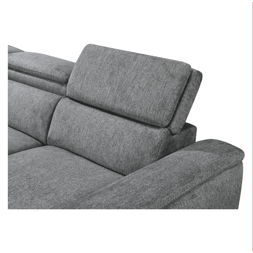Sofá de canto com cama e arca LEYRE esquerda 4 lugares cinza Sofá de canto com cama e arca LEYRE esquerda 4 lugares cinza