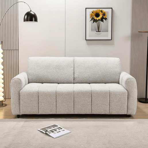 Sofá-cama de 3 lugares KUKY cinzento