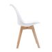 Pack de 4 sillas de cocina YESSI Pack de 4 sillas de cocina YESSI Blanco