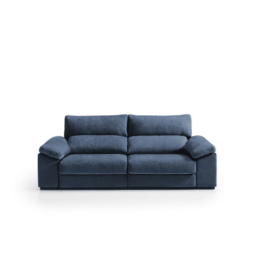 Sofá de 4 lugares XXL HIBA cor azul