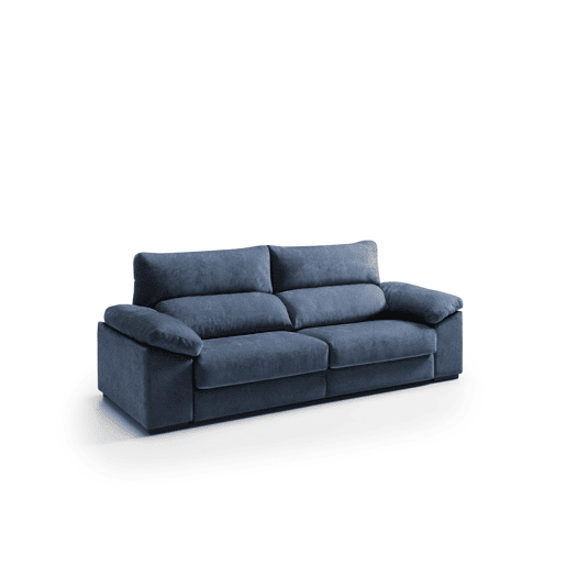 Sofá de 4 lugares XXL HIBA cor azul
