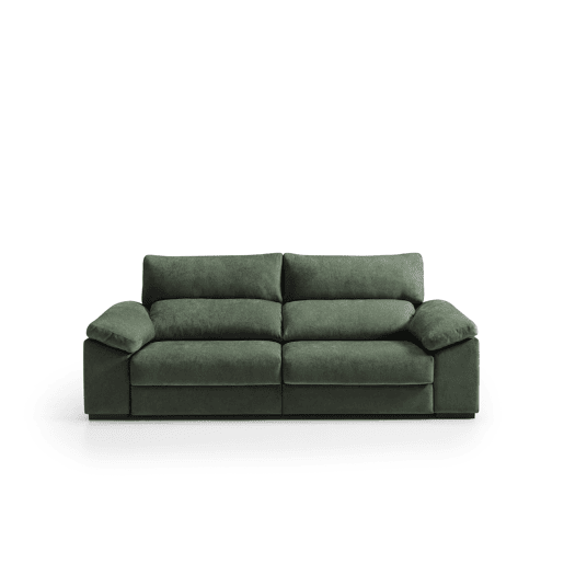 Sofá de 4 lugares XXL HIBA cor verde