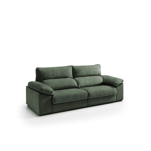 Sofá de 4 lugares XXL HIBA cor verde