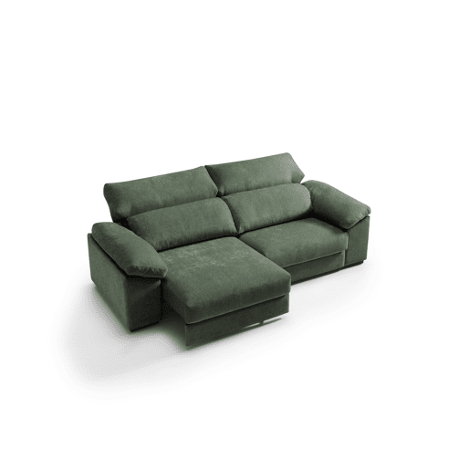 Sofá de 4 lugares XXL HIBA cor verde