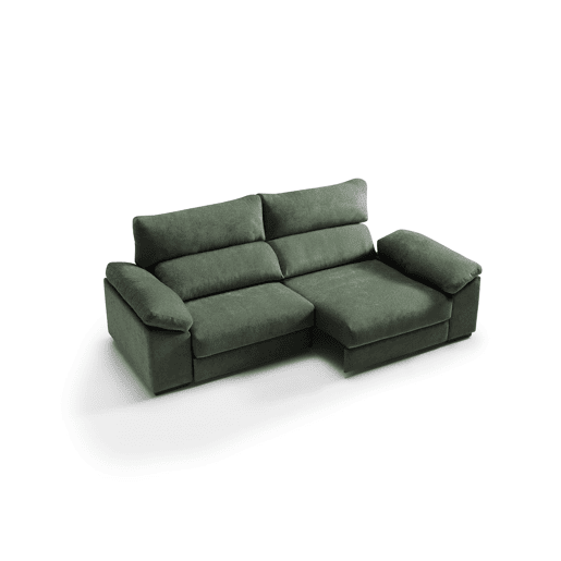 Sofá de 4 lugares XXL HIBA cor verde