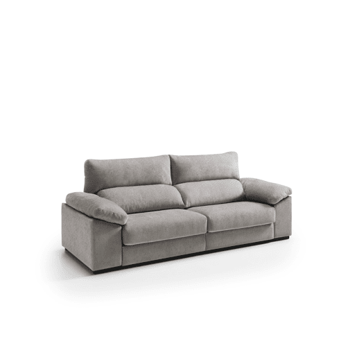 Sofá de 4 lugares XXL HIBA cor vison