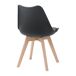 Pack de 4 sillas de cocina YESSI Pack de 4 sillas de cocina YESSI Negro