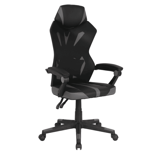 Cadeira gaming TOFU cor preto e cinza