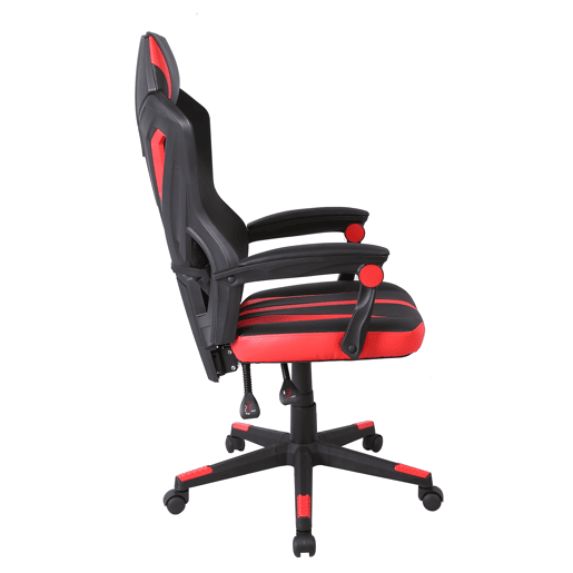 Cadeira gaming TOFU cor preto e vermelho