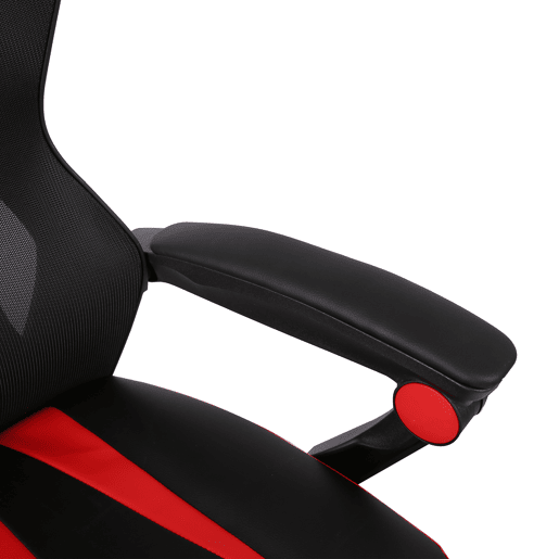 Cadeira gaming TOFU cor preto e vermelho