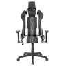 Cadeira gaming SUKI cor preto e branco