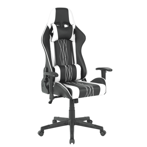Cadeira gaming SUKI cor preto e branco Cadeira gaming SUKI cor preto e branco