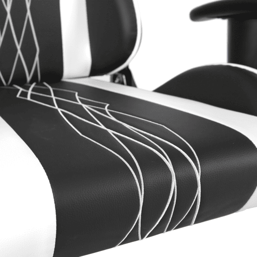 Cadeira gaming SUKI cor preto e branco Cadeira gaming SUKI cor preto e branco