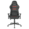 Cadeira gaming NEKANE cor preto e vermelho