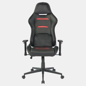 Cadeira gaming NEKANE cor preto e vermelho