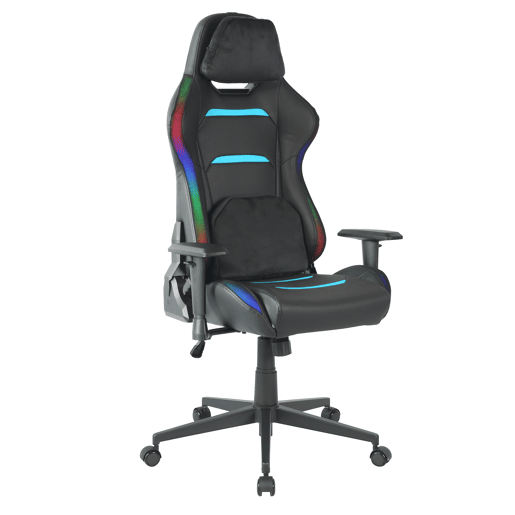 Cadeira gaming NEKANE cor preto e azul