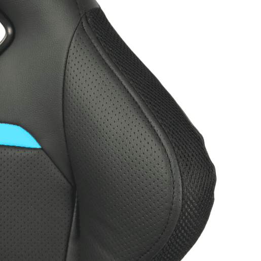 Cadeira gaming NEKANE cor preto e azul