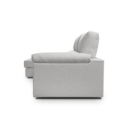 Chaise longue ALISON esquerda 4 lugares cinza claro Chaise longue ALISON esquerda 4 lugares cinza claro