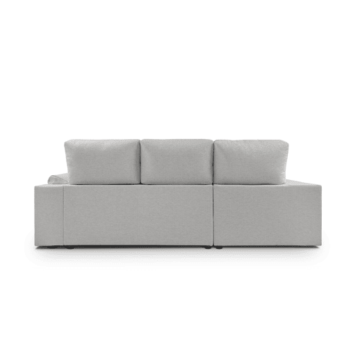 Chaise longue ALISON esquerda 4 lugares cinza claro Chaise longue ALISON esquerda 4 lugares cinza claro