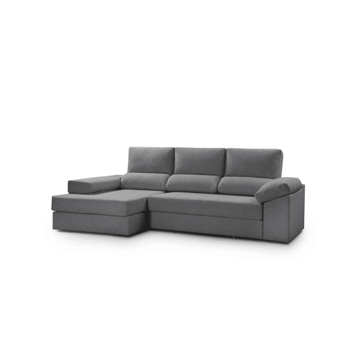 Chaise longue ALISON esquerda 4 lugares antracite