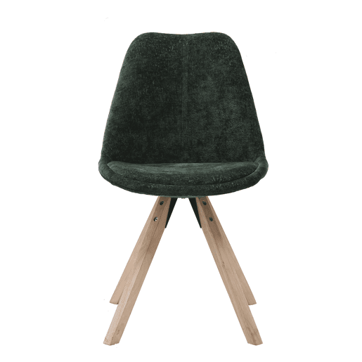 Conjunto de 4 de cadeiras ZOE cor verde Conjunto de 4 de cadeiras ZOE cor verde
